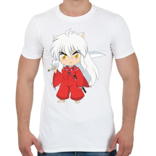 PRINTFASHION Inuyasha kid - Férfi póló - Fehér férfi póló
