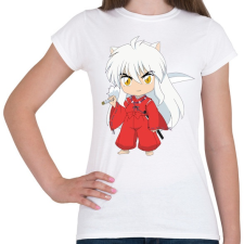 PRINTFASHION Inuyasha kid - Női póló - Fehér női póló