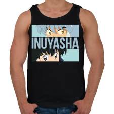 PRINTFASHION Inuyasha - Szemek - Férfi atléta - Fekete atléta, trikó