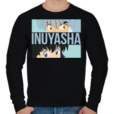 PRINTFASHION Inuyasha - Szemek - Férfi pulóver - Fekete férfi pulóver, kardigán