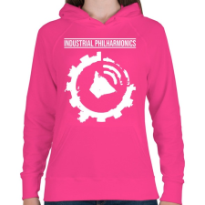 PRINTFASHION iph - Női kapucnis pulóver - Fukszia női pulóver, kardigán