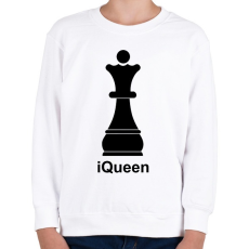 PRINTFASHION iQueen - Gyerek pulóver - Fehér