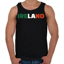 PRINTFASHION Ireland - Férfi atléta - Fekete atléta, trikó