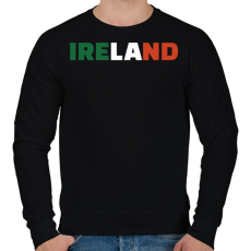 PRINTFASHION Ireland - Férfi pulóver - Fekete