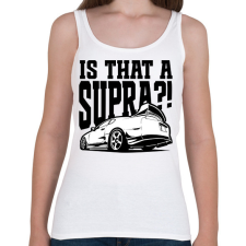 PRINTFASHION Is that a SUPRA?!  - Női atléta - Fehér női trikó