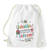 PRINTFASHION Iskolás lettem - Sportzsák, Tornazsák - Fehér tornazsák