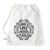 PRINTFASHION Isten szeretete nem múlik el - Sportzsák, Tornazsák - Fehér