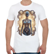 PRINTFASHION Istennő - Férfi póló - Fehér férfi póló