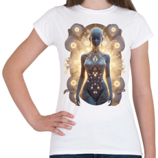 PRINTFASHION Istennő - Női póló - Fehér