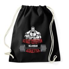 PRINTFASHION IT Május - Sportzsák, Tornazsák - Fekete tornazsák