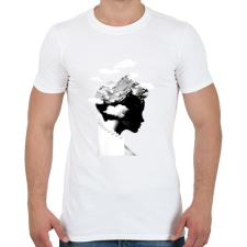 PRINTFASHION It's a cloudy day - Férfi póló - Fehér férfi póló