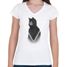 PRINTFASHION It's me inside - Női V-nyakú póló - Fehér női póló