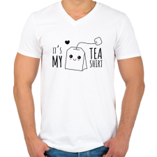 PRINTFASHION It's my TeaShirt - Férfi V-nyakú póló - Fehér férfi póló