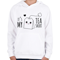 PRINTFASHION It's my TeaShirt - Gyerek kapucnis pulóver - Fehér