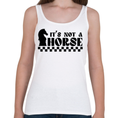 PRINTFASHION It's not a horse - Női atléta - Fehér