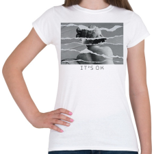 PRINTFASHION It's OK - szobrok - Női póló - Fehér női póló