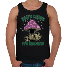 PRINTFASHION It's organic - Férfi atléta - Fekete