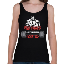 PRINTFASHION IT Szeptember - Női atléta - Fekete női felső