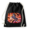 PRINTFASHION Itachi Uchiha attack - Sportzsák, Tornazsák - Fekete