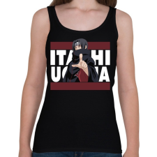 PRINTFASHION Itachi Uchiha - Női atléta - Fekete női trikó