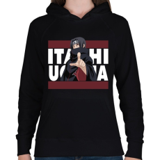 PRINTFASHION Itachi Uchiha - Női kapucnis pulóver - Fekete