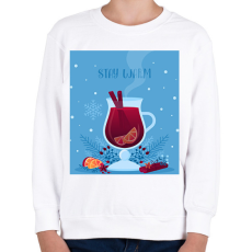 PRINTFASHION Ital - Gyerek pulóver - Fehér