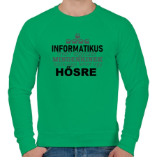 PRINTFASHION ithero-hu-light - Férfi pulóver - Zöld férfi pulóver, kardigán