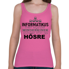 PRINTFASHION ithero-hu-light - Női atléta - Rózsaszín női trikó