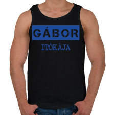 PRINTFASHION Itókája - névvel (bögre) - Férfi atléta - Fekete atléta, trikó