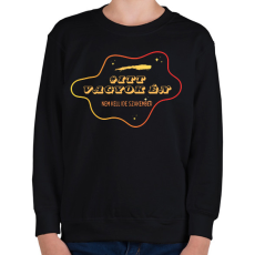 PRINTFASHION Itt vagyok Én - sötét háttérre - Gyerek pulóver - Fekete