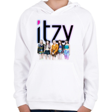 PRINTFASHION ITZY - Gyerek kapucnis pulóver - Fehér gyerek pulóver, kardigán