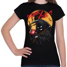 PRINTFASHION Ivás/halál ? - Női póló - Fekete női póló