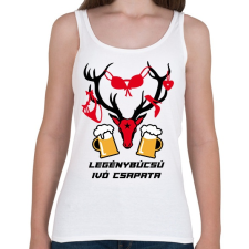 PRINTFASHION Ivó csapat - Női atléta - Fehér női trikó