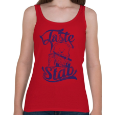 PRINTFASHION Ízletes - Női atléta - Cseresznyepiros női trikó