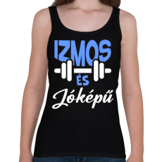 PRINTFASHION Izmos és jóképű - Női atléta - Fekete