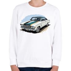 PRINTFASHION Izomautó - Gyerek pulóver - Fehér
