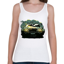 PRINTFASHION Izomautó - Női atléta - Fehér női trikó