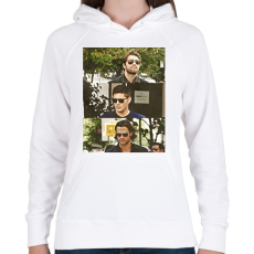 PRINTFASHION J2M - SpnFamily - Női kapucnis pulóver - Fehér