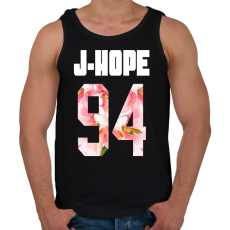 PRINTFASHION J-Hope BTS - Férfi atléta - Fekete