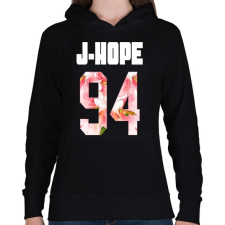 PRINTFASHION J-Hope BTS - Női kapucnis pulóver - Fekete női pulóver, kardigán
