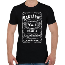 PRINTFASHION Jack Daniels style - Férfi póló - Fekete férfi póló