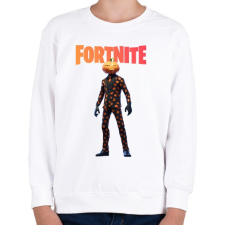 PRINTFASHION Jack Gourdon Fortnite - Gyerek pulóver - Fehér gyerek pulóver, kardigán