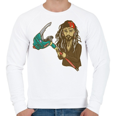 PRINTFASHION Jack S. Fortnite skin - Férfi pulóver - Fehér