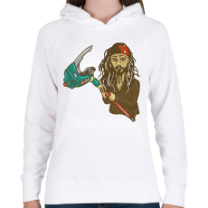 PRINTFASHION Jack S. Fortnite skin - Női kapucnis pulóver - Fehér