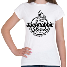 PRINTFASHION Jackrabbit - Női póló - Fehér
