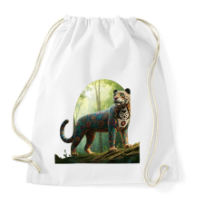 PRINTFASHION Jaguár - Sportzsák, Tornazsák - Fehér tornazsák