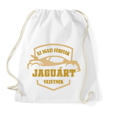 PRINTFASHION Jaguáros sofőr  - Sportzsák, Tornazsák - Fehér tornazsák