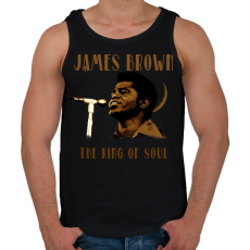 PRINTFASHION JAMES BROWN - Férfi atléta - Fekete
