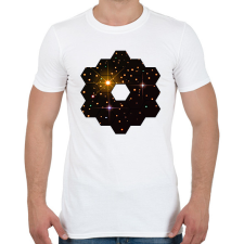 PRINTFASHION James Webb űrteleszkóp - Férfi póló - Fehér férfi póló