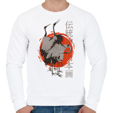 PRINTFASHION Japán kultúra - Férfi pulóver - Fehér